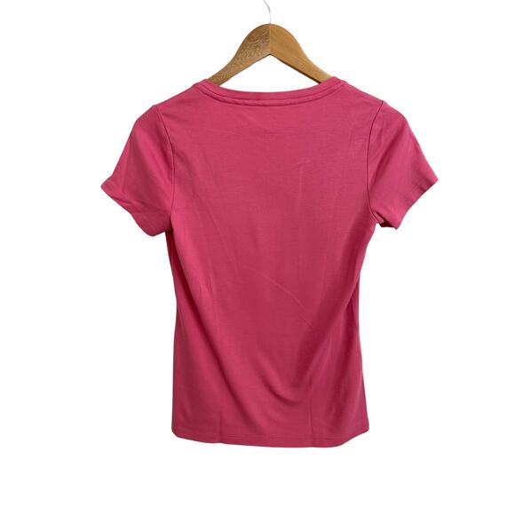 Isaac Mizrahi Live Essentials Women's Square-Neck Top pink XXS - Picture 5 of 5